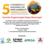 Leia mais sobre o artigo Organizando a 5ª Conferência Nacional de Meio Ambiente em Assis, SP